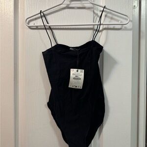Zara Black Bodysuit NWT